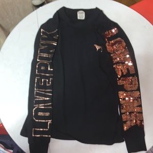 Pink love long sleeve shirts